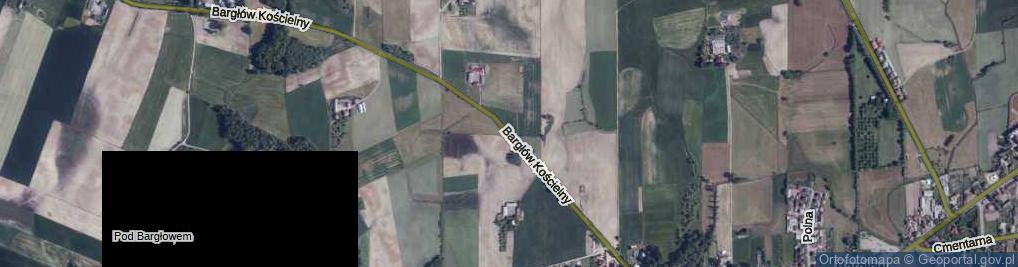 Zdjęcie satelitarne Bargłów Kościelny ul.